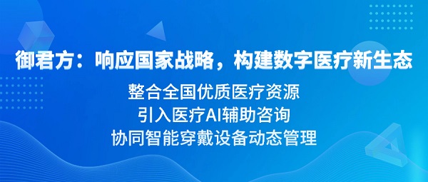 从政策到落地，御君方互联网医院如何以新质生产力如何重塑医疗生态？