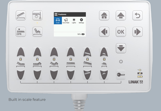 力纳克护理人员控制器:以电动推杆新方案,助力电动病床智能升级