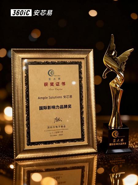 喜报：安芯易荣获第八届“蓝点奖”国际影响力品牌奖