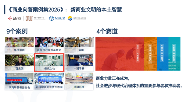 2025亚洲公益论坛正式发布《商业向善案例集2025》!健帆生物案例被收录