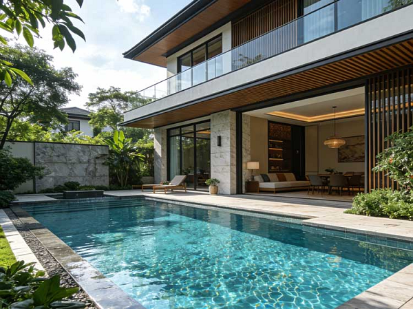 waternics水武仕珍珠岩过滤器适配广州高端别墅,成泳池水处理新典范