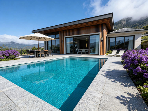 上海高端别墅臻选！Waternics水武仕珍珠岩过滤器焕新泳池净水体验