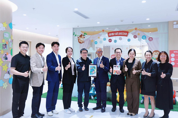 新加坡社会及家庭发展部部长马善高参访大米和小米，关注AI赋能特殊需要儿童康复