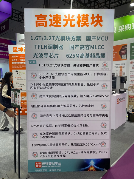 世强硬创CIOE 2026展示AI算力“供电—算力—光互联—散热”四层方案